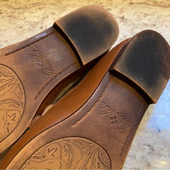 Patricia Nash $159 Fia Saddle Brown Flat Loafer Women's Size US 5.5 M EUC - Picture 11 of 14